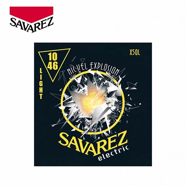  SAVAREZ X50L LIGHT 鍍鎳電吉他弦 10-46 *兩入組