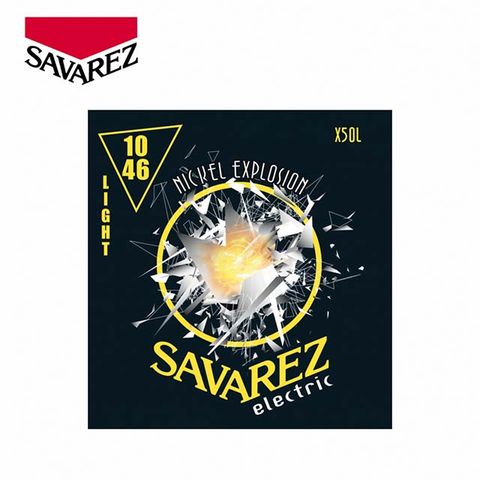 SAVAREZ X50L LIGHT 鍍鎳電吉他弦 10-46 *兩入組