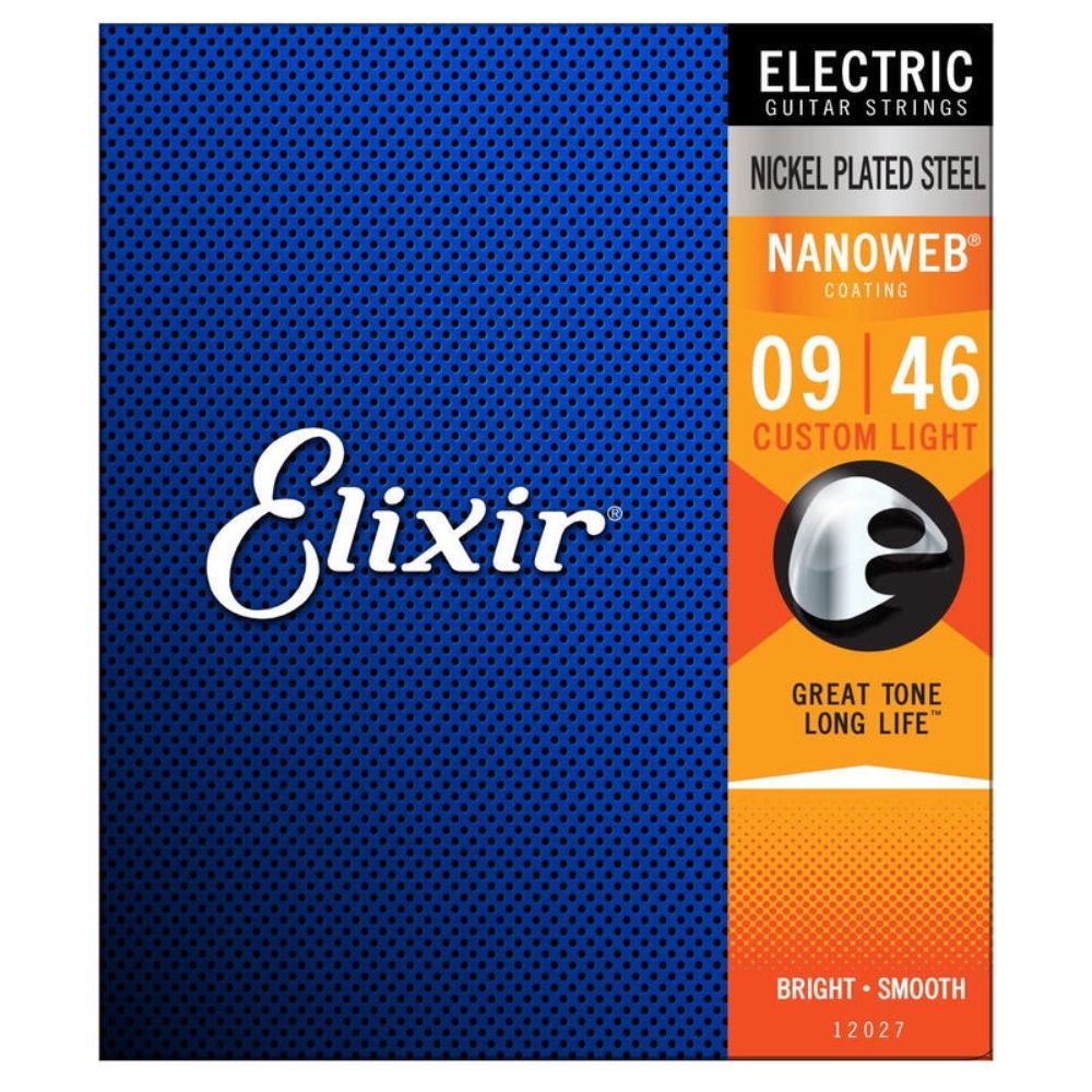  Elixir Eletric guitar Nanoweb 12-52 薄覆膜 電吉他弦