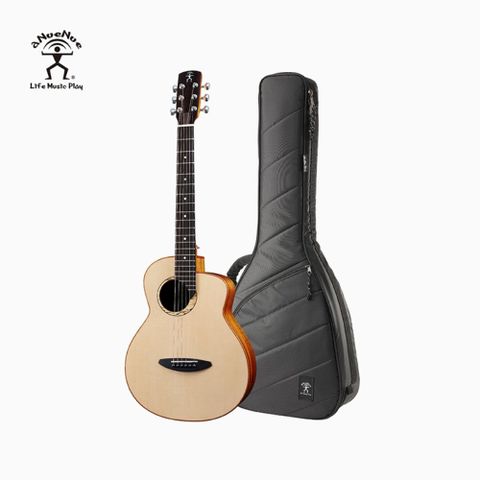 aNueNue M100 原創全單系列 36吋 旅行木吉他 原聲款(贈送原廠琴袋、原廠配件包、調音器、吉他保護貼)