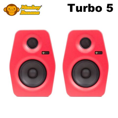 MonkeyBanana Turbo 5 五吋 主動式監聽喇叭 紅色 公司貨