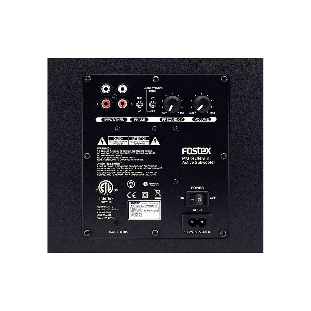 FOSTEX PM-SUBMINI2 重低音監聽喇叭(單顆) 公司貨- PChome 24h購物