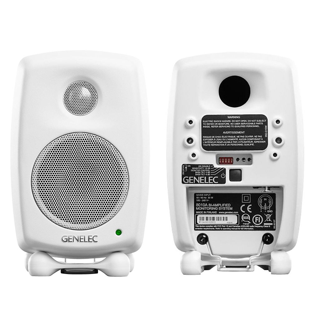  GENELEC 8010AW 監聽喇叭-白色/3吋單體/原廠公司貨