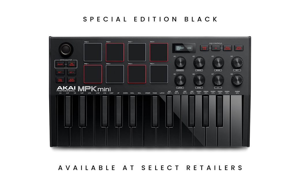 AKAI Professional MPK Mini MKIII USB MIDI 鍵盤(MPKMINI3B) 公司貨