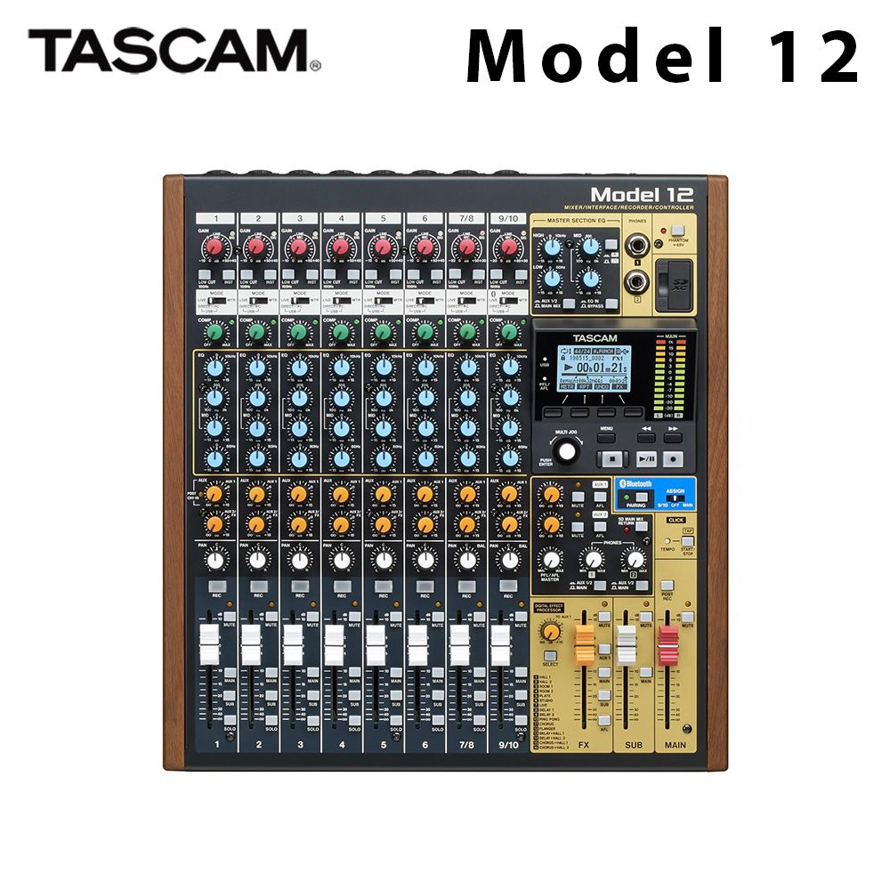 TASCAM Model 12 錄音混音機公司貨- PChome 24h購物