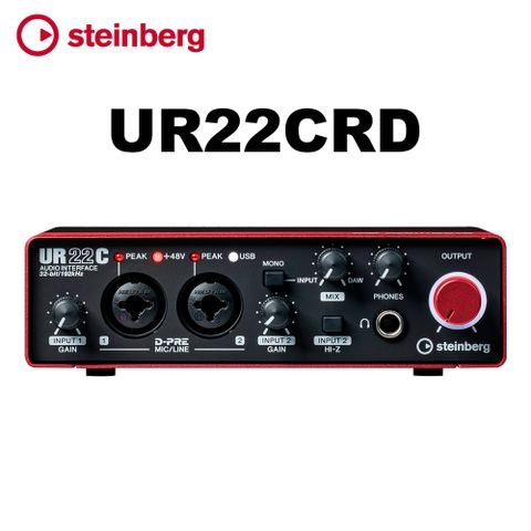 Steinberg UR22CRD USB 錄音介面 公司貨