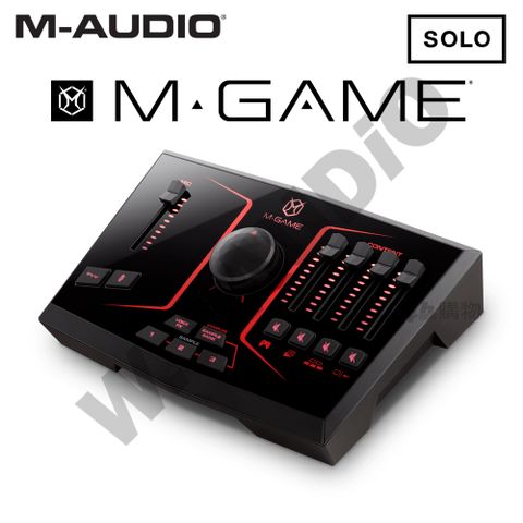 M-AUDIO M-GAME SOLO 遊戲直播 混音器 錄音介面 公司貨