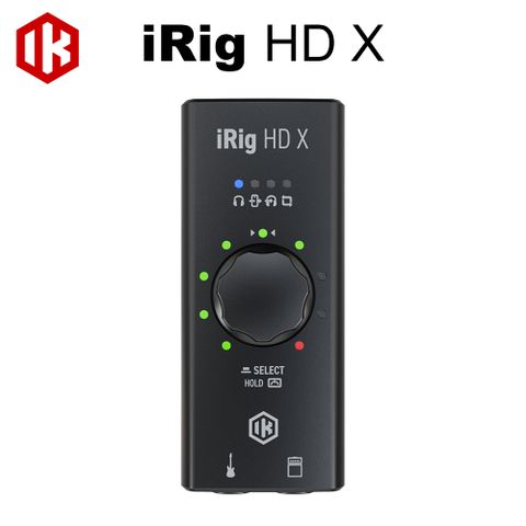 ★支援iPhone和iPad及Mac/PCIK Multimedia iRig HD X 行動錄音介面 公司貨