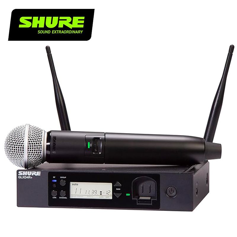 SHURE GLXD24R+/B87A 手持式人聲麥克風/高級數位無線麥克風系統-全新雙