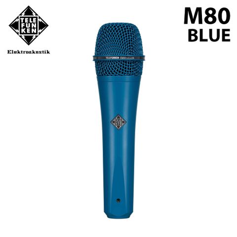 TELEFUNKEN 德律風根 M80 BLUE 動圈式麥克風 公司貨 藍