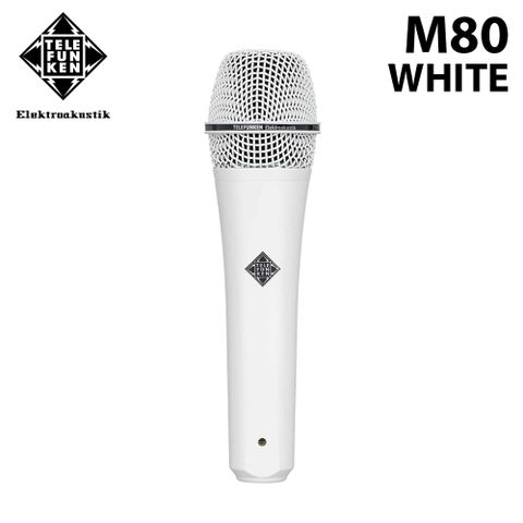 TELEFUNKEN 德律風根 M80 WHITE 動圈式麥克風 公司貨 白