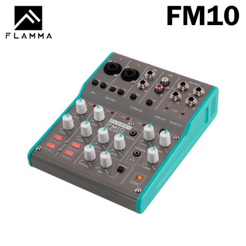 FLAMMA - FM10 多功能攜帶式混音器 公司貨
