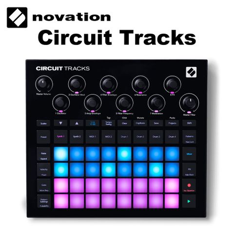 Novation Circuit Tracks 攜帶式編曲合成節奏器 公司貨