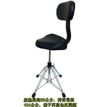 PEACE有靠背、旋轉微調式高級爵士鼓椅 台灣製造