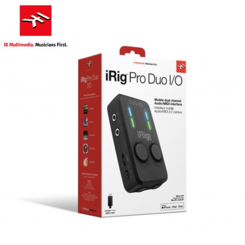 IK Multimedia iRig Pro duo I/O 行動錄音介面 原廠公司貨 商品保固有保障