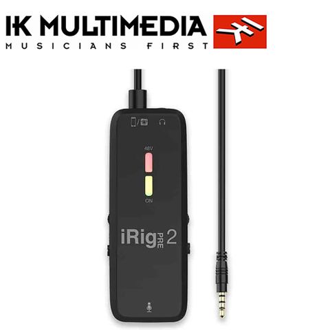 IK Multimedia iRig Pre 2 行動錄音介面