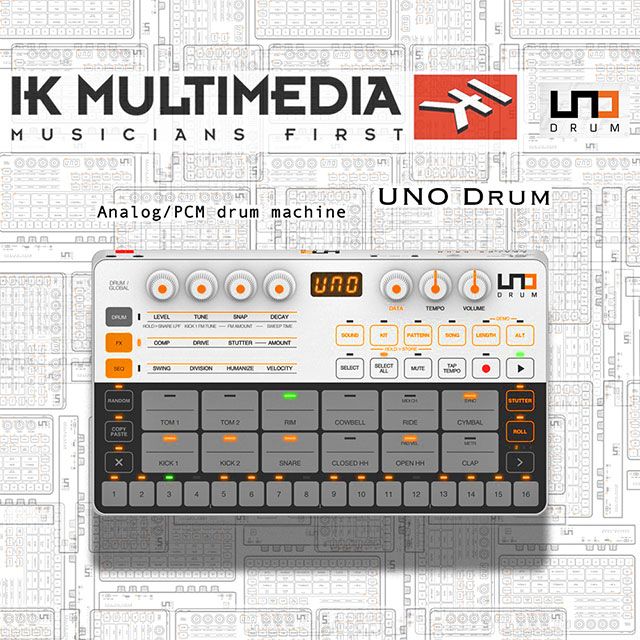 IK Multimedia 』UNO Drum數位合成器/ 公司貨保固- PChome 24h購物