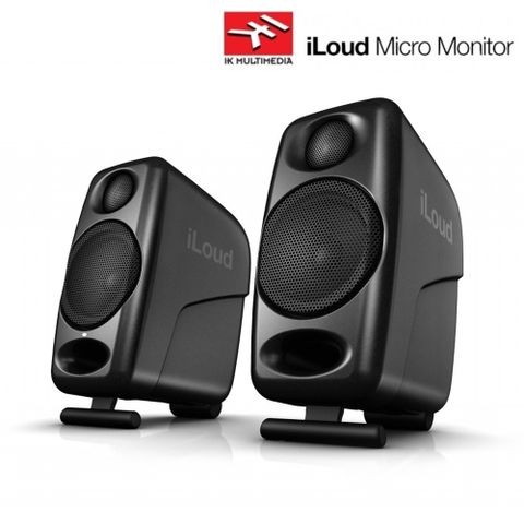 『IK Multimedia』iLoud Micro Monitor 主動式監聽喇叭 黑色款組 / 精準原聲重現，如聲歷其境
