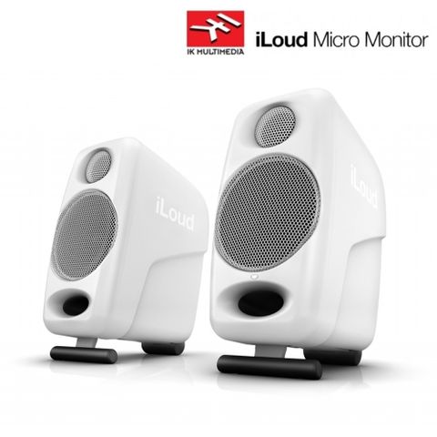 『IK Multimedia』iLoud Micro Monitor 主動式監聽喇叭 白色款組 / 精準原聲重現，如聲歷其境