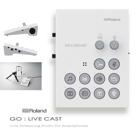 『  Roland GO LIVE CAST   』專業錄音/直播介面/原廠公司保固貨