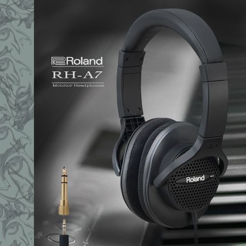 Roland 樂蘭 RH-A7 耳罩式監聽耳機 / 公司貨