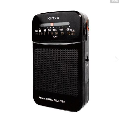 【KINYO】AM/FM雙波段收音機 (RA-5511)