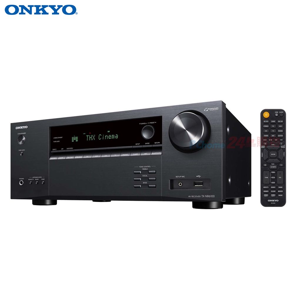 ONKYO  TX-NR6100 7.2 聲道 THX 認證網絡 A/V 擴大機(釪鐶公司貨/保固2年)