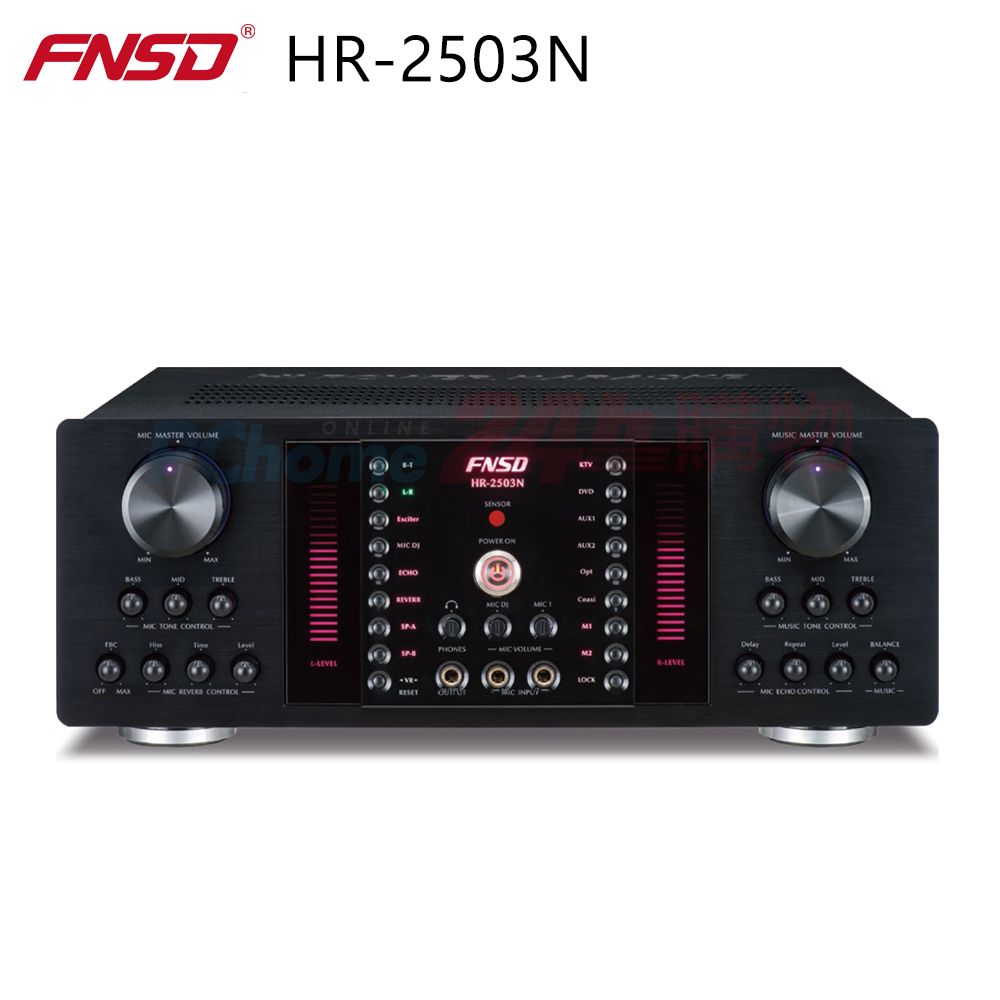  FNSD 華成電子 HR-2503N 數位迴音/殘響效果綜合擴大機