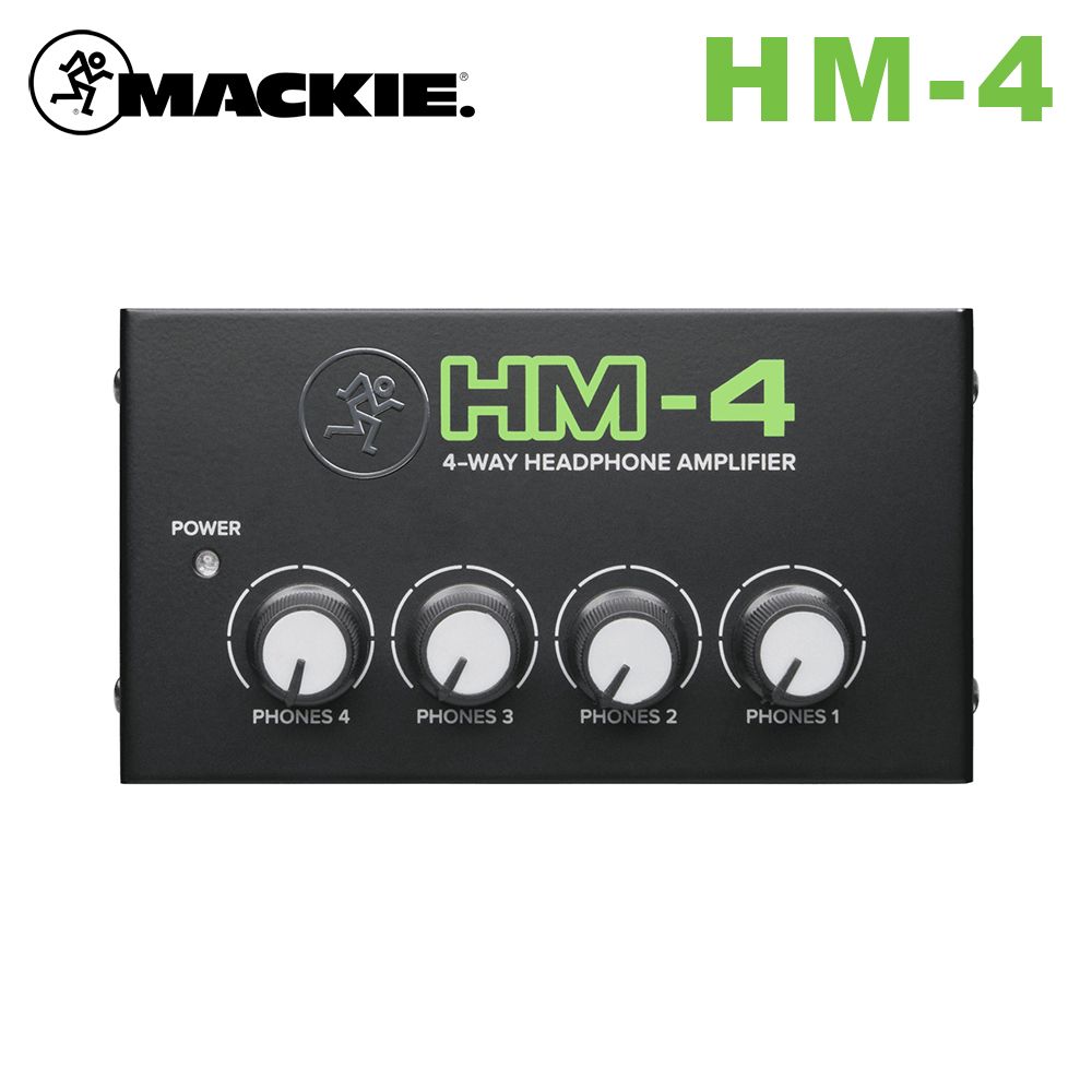 Mackie  HM-4 4軌耳機擴大機/耳機訊號控制器 公司貨