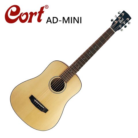 CORT AD-MINI 雲杉面板 34吋旅行吉他-特殊X型音梁設計 / 原廠公司貨