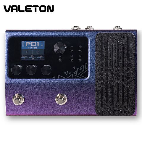 VALETON GP-100VT 特殊款綜合效果器/金屬紫/內含變壓器/輕量化設計/原廠公司貨