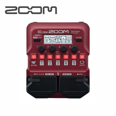 Zoom B1 Four 電貝斯 綜合效果器