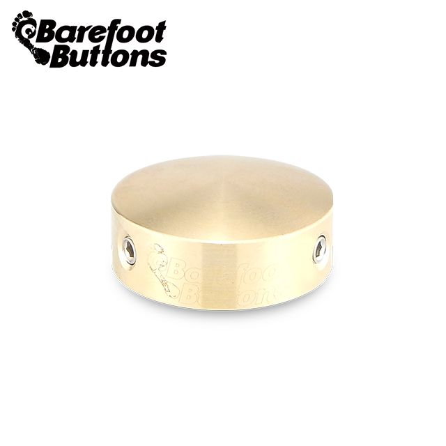  Barefoot V1 STD Brass 航太級鋁合金踩釘帽 黃銅款