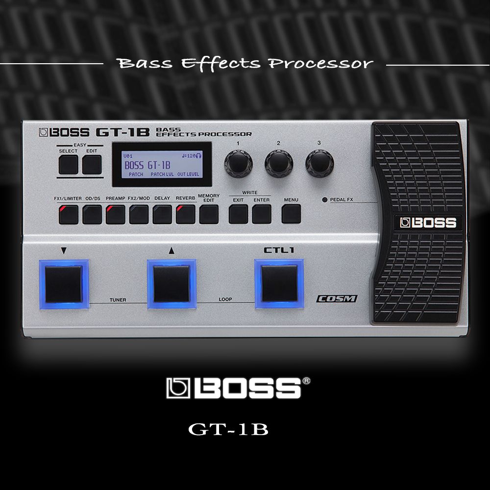 BOSS』Bass Effects Processor貝斯綜合效果器GT-1B / 公司貨保固