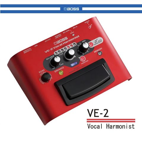 『BOSS 效果器』簡易使用的錄音室級人聲效果 VE-2