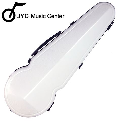 JYC Music JA-150中提琴盒15.5-17吋-白色格點款/具備溼度計/羽量級複合材料
