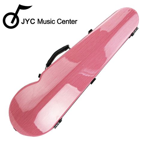 JYC Music JV-1001N粉紅刷線-4/4小提琴三角硬盒/輕量級複合材料/僅重1.69kg 限量款