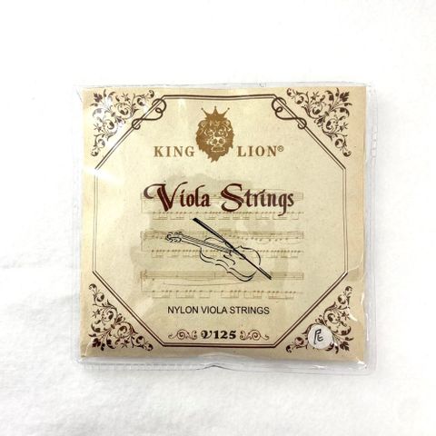 KING Lion 中提琴弦 V125 尼龍弦 整組1-4弦