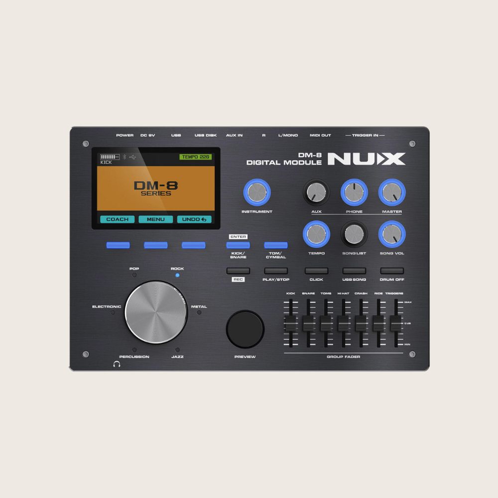 NUX DM-8全網狀鼓面電子鼓(原廠公司貨 商品皆有保固一年)