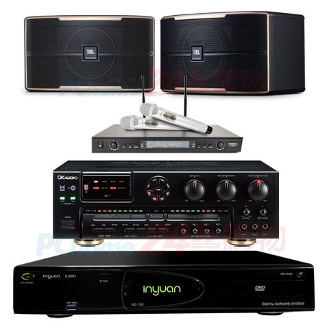 音圓 S-2001 N2-130伴唱機4TB+OKAUDIO AK-7擴大機+SR-928PRO無線麥克風+JBL Pasion 8主喇叭