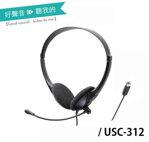 Alteam 我聽 USC-312 USB TYPE-C 專業麥克風耳機 【線上課程視訊會議】