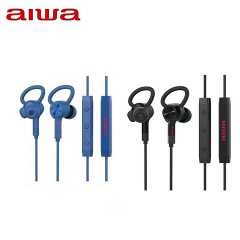 AIWA 愛華 入耳式 藍牙音樂通話 有線耳機 EB601