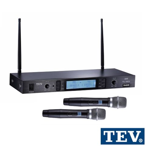 UHF固定頻率，100頻道切換！TEV 數位UHF100頻道無線麥克風系統（充電式鋰電）TR5700