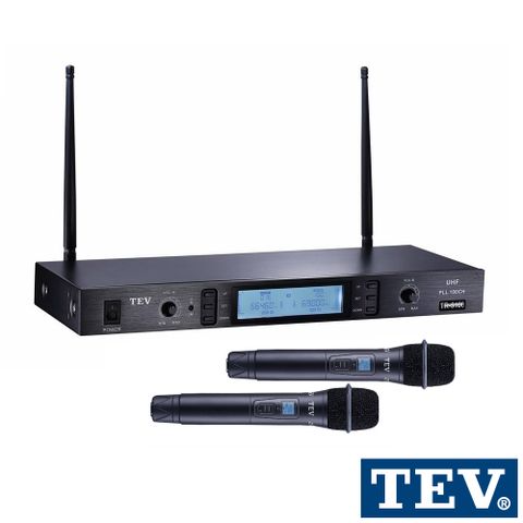 UHF固定頻率，100頻道切換！TEV 數位UHF100頻道無線麥克風系統（強波金屬管）TR5800