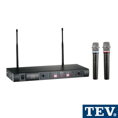 台灣精品研發製造數位對頻、PLL相鎖迴路！TEV UHF雙頻32CH無線麥克風 TR732U