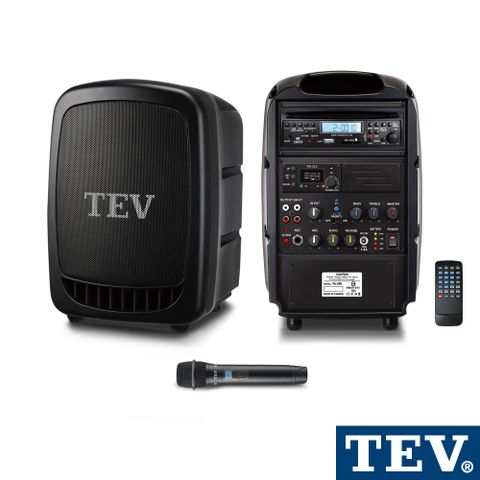 TEV 台灣電音 100頻道最大125W輸出功率 藍芽/CD/USB/SD單頻無線擴音機 TA350C-1