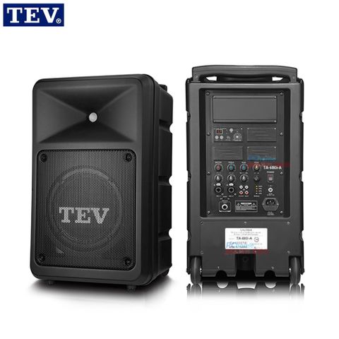 TEV 台灣電音TA-680IDA 8吋180W 主動式喇叭(Super Song 500/600 專用/無線傳輸不延遲/不失真)