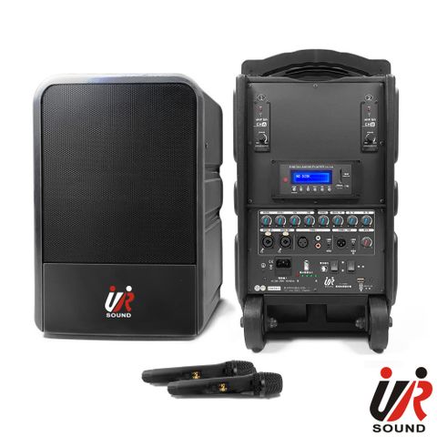 ur sound 普洛咪 250W藍牙/USB/SD雙頻移動式無線擴音機 PU-9S802NB