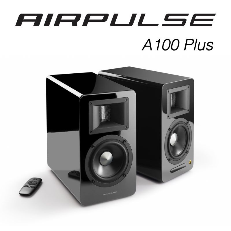 Edifier AIRPULSE A100 Plus 主動式音箱(黑)