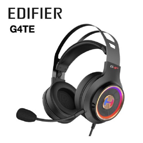 Edifier G4TE 7.1聲道電競耳機麥克風(黑色)